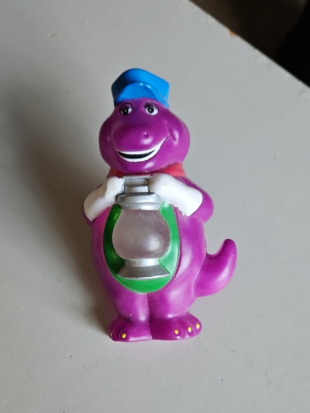 Purple Dinosaur Toy Figure with Blue Hat - Kids Other